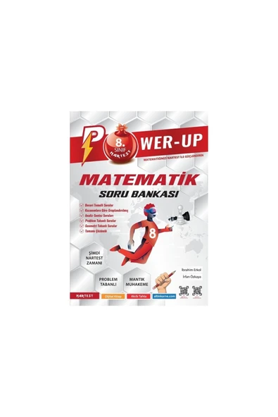 Nartest Yayınları Nartest 8.sınıf Power-up Matematik Soru Bankası ürün görseli 1