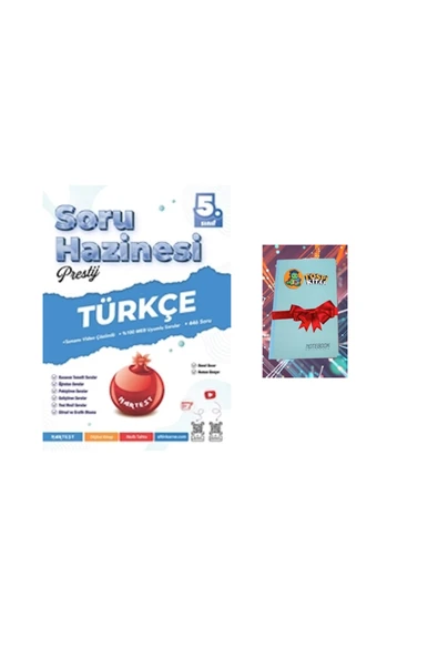 Nartest Yayınları 5. Sınıf Prestij TÜRKÇE Soru Hazinesi (DEFTER HEDİYE) ürün görseli 1