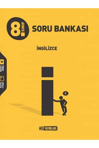 Evrensel İletişim Yayınları 8.Sınıf Hız Yayınları İngilizce Soru Bankası / Video Çözümlü - YENİİ - Güncel ürün görseli 1