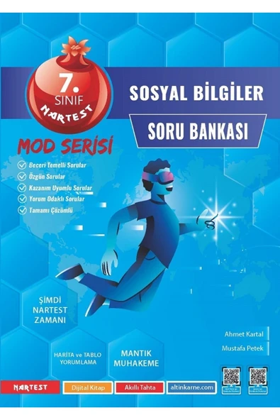 Nartest Yayınevi 7. Sınıf Mod Sosyal Bilgiler Soru Bankası / Ahmet Kartal / Nartest Yayınevi / 9786257865425 ürün görseli 1