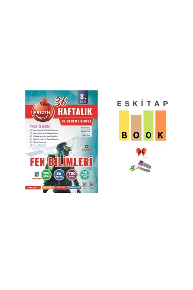 Nartest Yayınları 8. Sınıf Haftalık FEN BİLİMLERİ Denemeleri ürün görseli 1