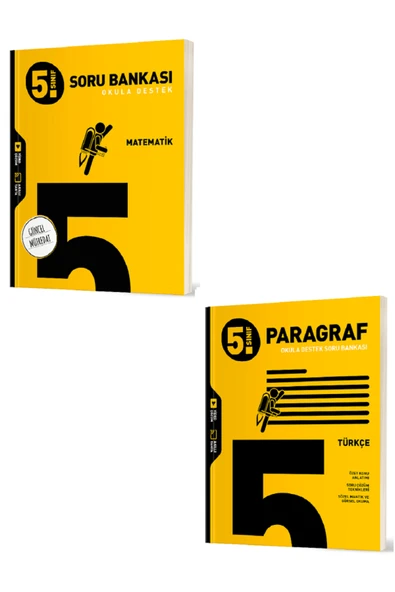 Evrensel İletişim Yayınları 5.Sınıf Hız Yayınları Matematik + Paragraf Soru Bankaları / Güncel Müfredat / 2 KİTAP / YENİ ürün görseli 1