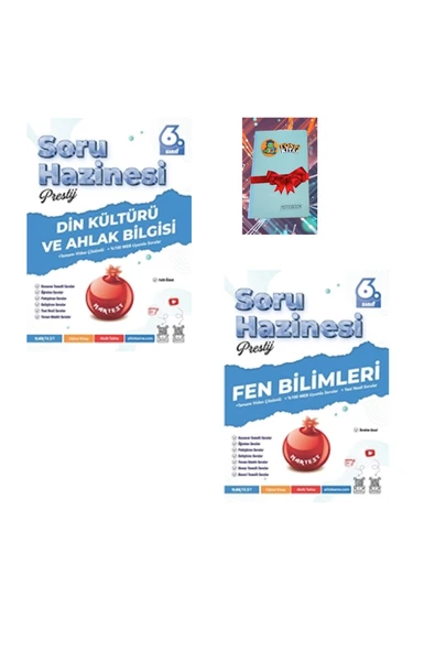 Nartest Yayınları 6. Sınıf Prestij DİN KÜLTÜRÜ + FEN BİLİMLERİ Soru Hazinesi (DEFTER HEDİYE) ürün görseli 1