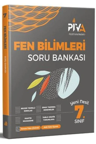 Piva Yayınları 7. Sınıf Fen Bilimleri Soru Bankası ürün görseli 1