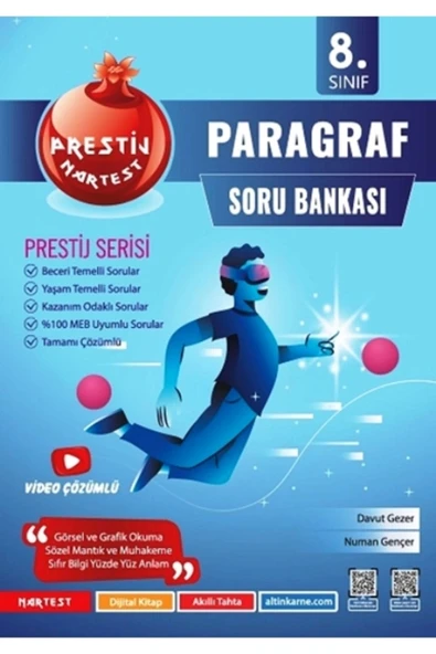 Nartest Yayınları Nartest 8.Sınıf LGS Prestij Paragraf Soru Bankası ürün görseli 1
