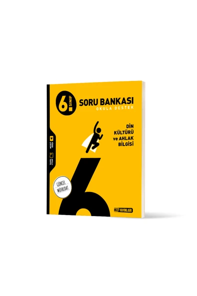 Evrensel İletişim Yayınları HIZ 6. SINIF DİN KÜLTÜRÜ VE AHLAK BİLGİSİ SORU BANKASI GÜNCEL 2025 ürün görseli 1