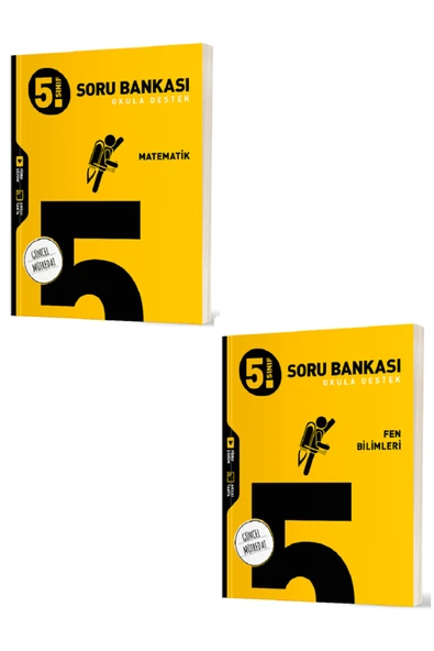Evrensel İletişim Yayınları 5.Sınıf Hız Yayınları Matematik + Fen Bilimleri Soru Bankaları / Güncel Müfredat / 2 KİTAP / YENİ ürün görseli 1