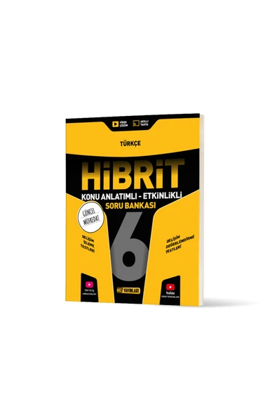 Evrensel İletişim Yayınları HIZ 6. SINIF HİBRİT TÜRKÇE SORU BANKASI ürün görseli 1