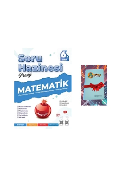 Nartest Yayınları 6. Sınıf Prestij MATEMATİK Soru Hazinesi (DEFTER HEDİYE) ürün görseli 1