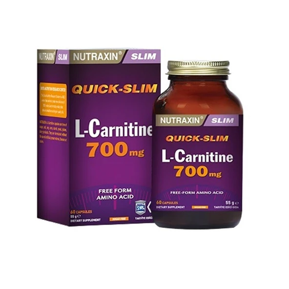 Nutraxin L-Carnitine 700 mg 60 Kapsül ürün görseli 1