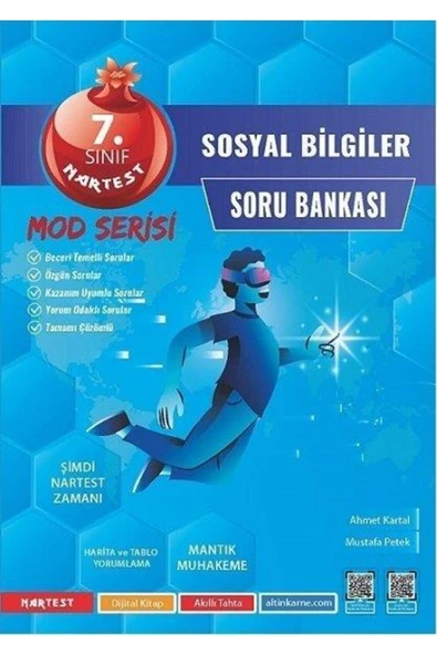 Nartest Yayınları 7.sınıf Mod Sosyal Bilgiler Soru Bankası 2023 Nartest Yayınları ürün görseli 1