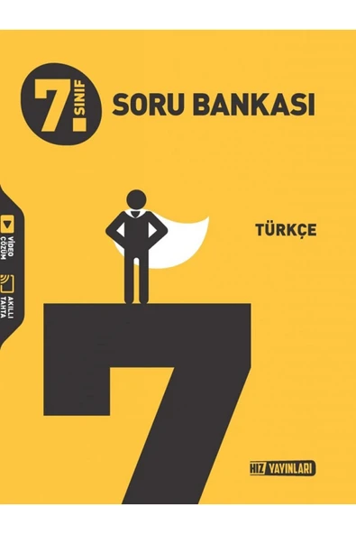 Evrensel İletişim Yayınları 7.Sınıf Hız Yayınları TÜRKÇE Soru Bankası / Video Çözümlü / YENİ ürün görseli 1