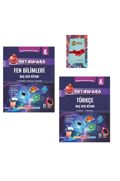 Nartest Yayınları 8. Sınıf Metaword FEN BİLİMLERİ + TÜRKÇE (DEFTER HEDİYE) ürün görseli 1