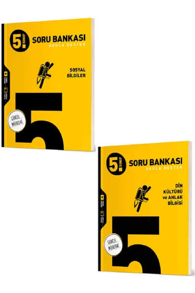 Evrensel İletişim Yayınları 5.Sınıf Hız Yayınları Sosyal Bilgiler + Din Kültürü Soru Bankaları / Güncel Müfredat / 2 KİTAP ürün görseli 1