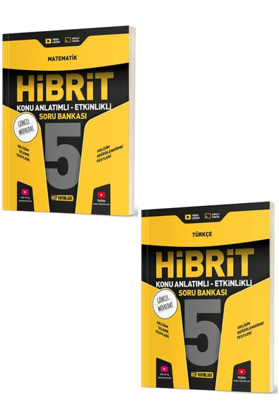 Evrensel İletişim Yayınları 5.sınıf Hız Yayınları Hibrit Matematik Türkçe Konu Anlatımlı Etkinlikli Soru Bankası / 2 Kitap ürün görseli 1