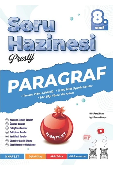 Nartest Yayınları 8. Sınıf Prestij Paragraf Soru Hazinesi ürün görseli 1