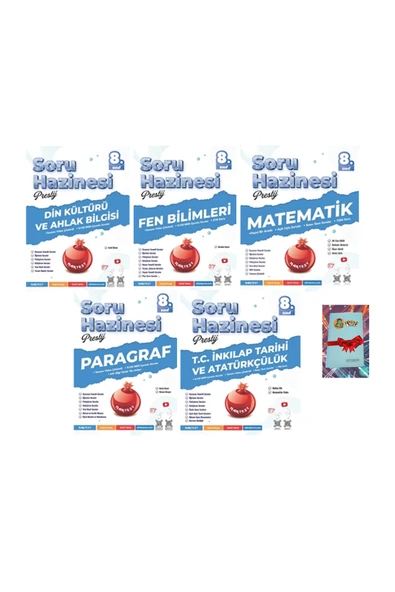 Nartest Yayınları 8. Sınıf Prestij FULL SETTT Soru HAZNESİ (DEFTER HEDİYE) ürün görseli 1