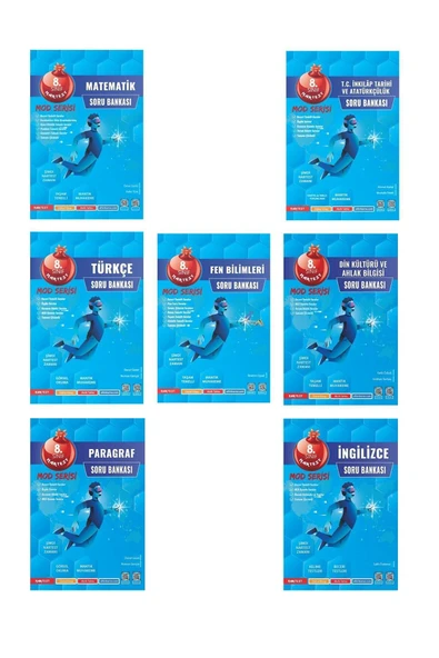 Nartest Yayınları Nartest 8. Sınıf Yeni Nesil Türkçe-paragraf- Mat-fen B.-ing.-din Kül.-t.c.ink.tatatürkçülük (7LISET) ürün görseli 1