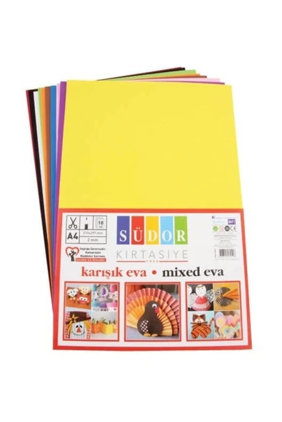 Südor Eva 20x30 Cm 2 Mm 10 Renk Karışık ürün görseli 1