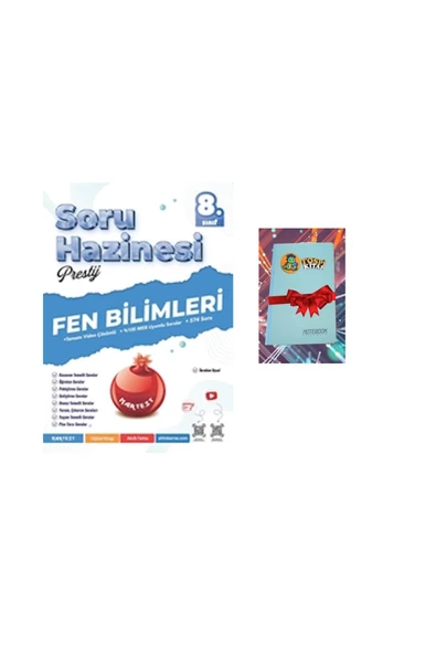 Nartest Yayınları 8. Sınıf Prestij FEN BİLİMLERİ Soru HAZNESİ (DEFTER HEDİYE) ürün görseli 1
