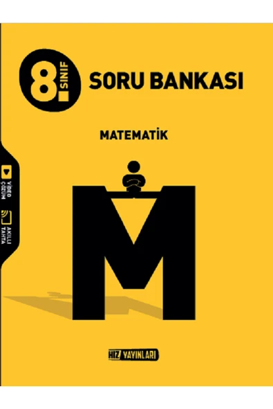 Evrensel İletişim Yayınları 8.Sınıf Hız Yayınları Matematik Soru Bankası / Video Çözümlü - YENİİ - Güncel ürün görseli 1