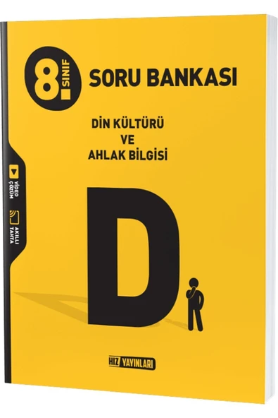 Hız Yayınları 8 Sınıf Din Kültürü Ve Ahlak Bilgisi Soru Bankası ürün görseli 1