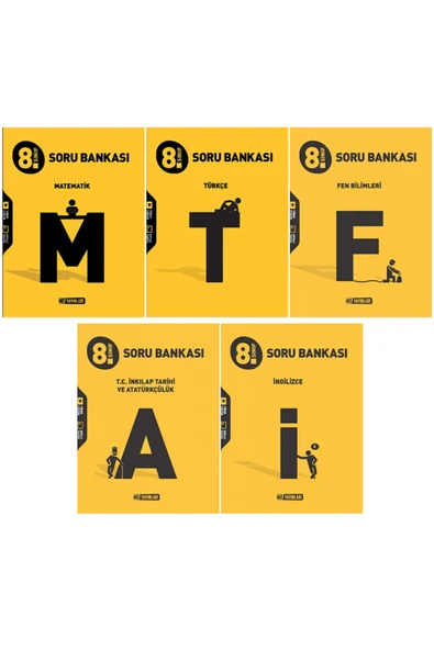 Evrensel İletişim Yayınları 8.Sınıf Hız Yayınları Soru Bankaları - Matematik + Türkçe + Fen + İnkılap + İngilzice / 5 KİTAP SET ürün görseli 1
