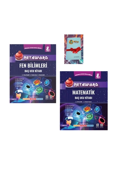 Nartest Yayınları 8. Sınıf Metaword FEN BİLİMLERİ + MATEMATİK (DEFTER HEDİYE) ürün görseli 1