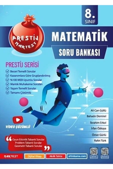 Nartest Yayınları 8. Sınıf Lgs Matematik Prestij Soru Bankası 2025 ürün görseli 1