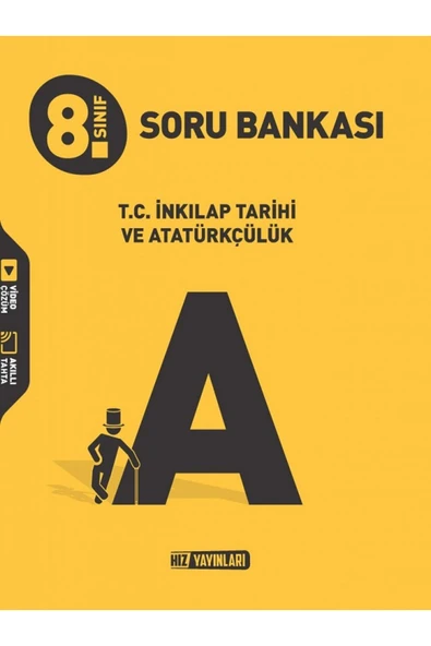 Evrensel İletişim Yayınları 8.Sınıf Hız Yayınları İnkılap Tarihi ve Atatürkçülük Soru Bankası / Video Çözümlü - YENİİ - Güncel ürün görseli 1