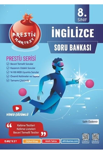 Nartest Yayınları Nartest 8.Sınıf LGS Prestij İngilizce Soru Bankası - Güncellendi ürün görseli 1