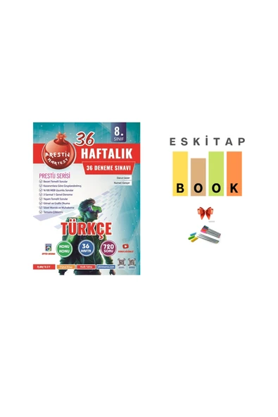 Nartest Yayınları 8. Sınıf Haftalık TÜRKÇE Denemeleri ürün görseli 1