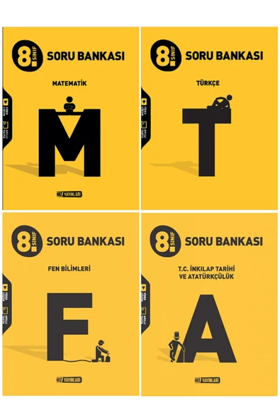 Evrensel İletişim Yayınları 8.Sınıf Hız Yayınları Matematik + Türkçe + Fen Bilimleri + İnkılap Tarihi Soru Bankaları / 4 KİTAP ürün görseli 1