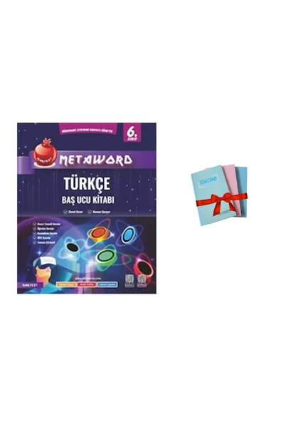 Nartest Yayınları 6. Sınıf Metaword TÜRKÇE( 1 ADET NOT DEFTERİ HEDİYE) ürün görseli 1