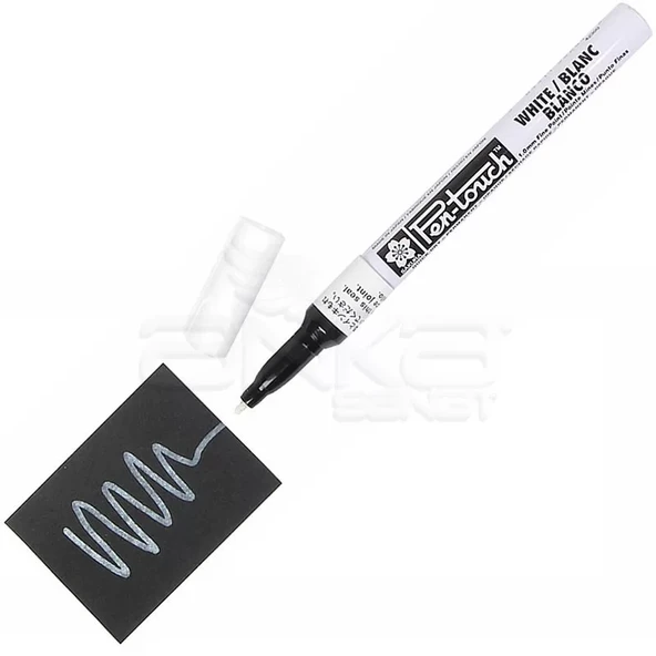 Sakura Pen-touch Marker Kalem 1mm (Fine) Beyaz ürün görseli 1