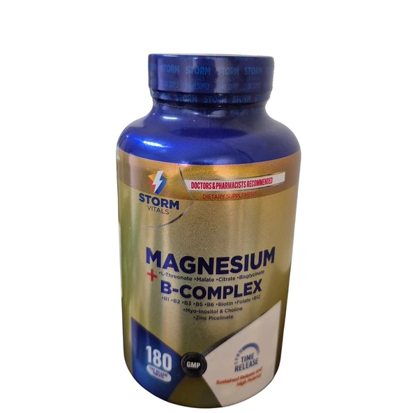 Storm Vitals Magnesium B Complex 180 Tablet ürün görseli 1