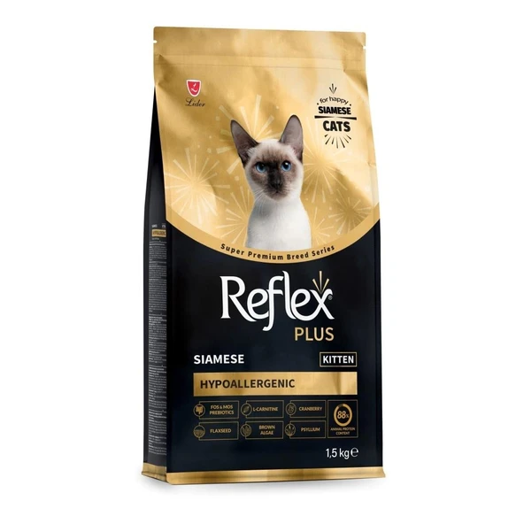 Reflex Plus Hipoalerjenik Siamese Yavru Kedi Maması 1,5kg ürün görseli 1