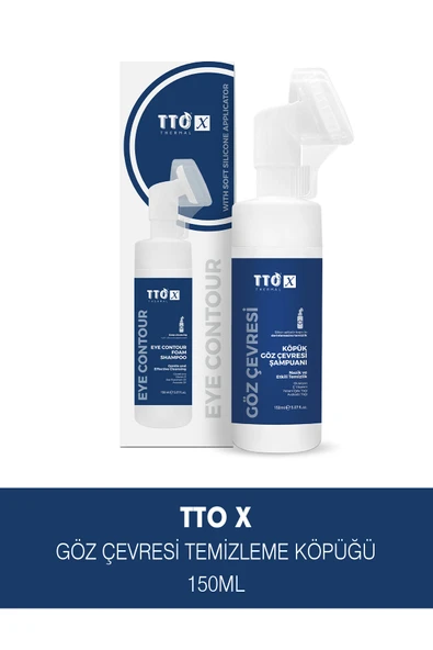 Tto X Çay Ağacı Içeren Aplikatörlü Göz Çevresi Temizleme Köpüğü 150ml ürün görseli 1
