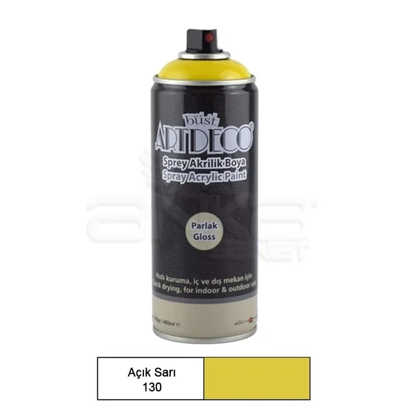 Artdeco Akrilik Sprey Boya 400ml 130 Açık Sarı ürün görseli 1