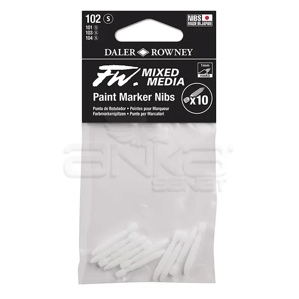 Daler Rowney FW Mixed Media Yedek Uç 102 1mm (S) 10lu ürün görseli 1