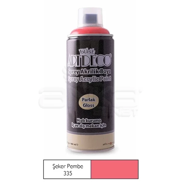 Artdeco Akrilik Sprey Boya 400ml 335 Şeker Pembe ürün görseli 1