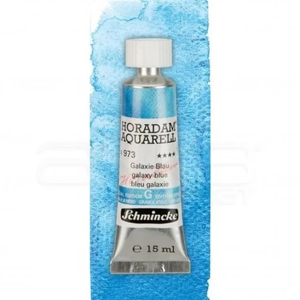 Schmincke Horadam Aquarell Tube 15ml Super Granulation 973 Galaxy Blue ürün görseli 1
