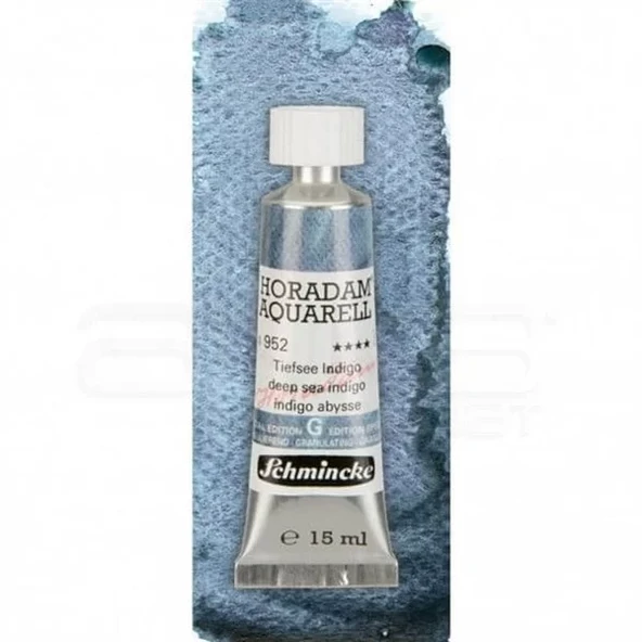 Schmincke Horadam Aquarell Tube 15ml Super Granulation 952 Deep Sea Indigo ürün görseli 1