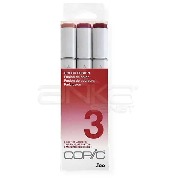 Copic Sketch Marker Color Fusion 3lü Set 3 ürün görseli 1