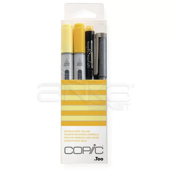 Copic Doodle Pack 4lü Set Yellow ürün görseli 1