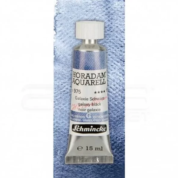 Schmincke Horadam Aquarell Tube 15ml Super Granulation 975 Galaxy Black ürün görseli 1