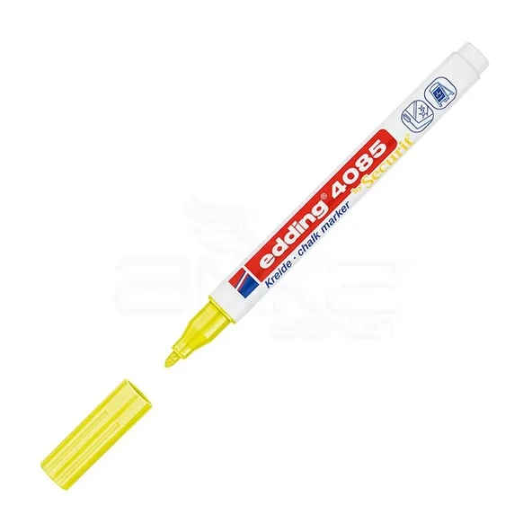 Edding 4085 Likit Tebeşir Kalemi 1-2mm 065 Fosforlu Sarı ürün görseli 1