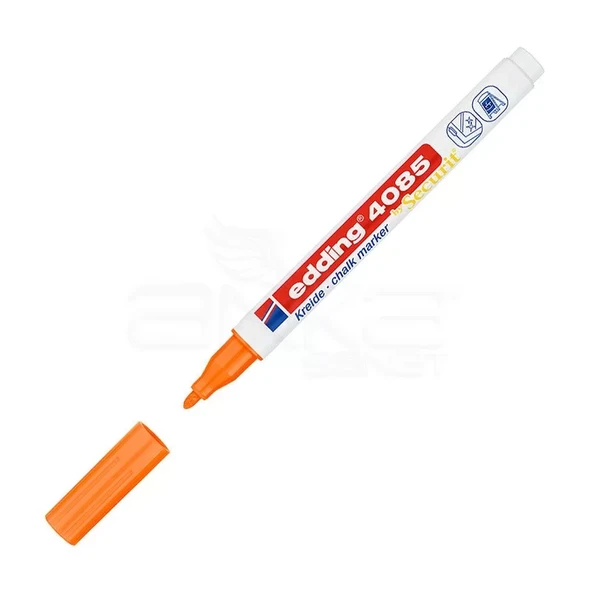 Edding 4085 Likit Tebeşir Kalemi 1-2mm 066 Fosforlu Turuncu ürün görseli 1