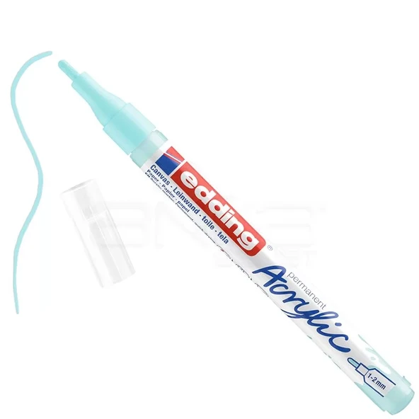 Edding 5300 Akrilik Marker Kalem 1-2mm Yuvarlak Uç 916 Pastel Mavi ürün görseli 1