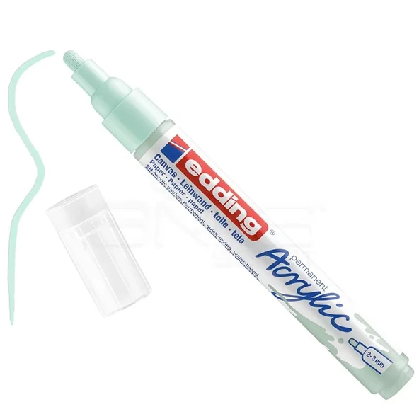 Edding 5100 Akrilik Marker Kalem 2-3mm Yuvarlak Uç 928 Su Yeşili ürün görseli 1